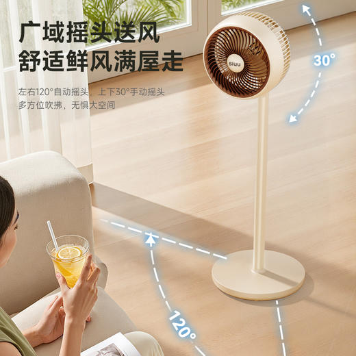 西佑SIUU 台立三用小暴风循环落地扇 商品图6
