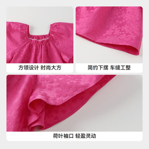 【实体店同款】女童短袖衬衣夏季新款安奈儿童装XG521698 商品图4