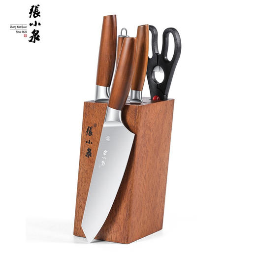 【分仓直发包邮】张小泉鬼冢·虎系列套刀六件套D31410100 商品图1