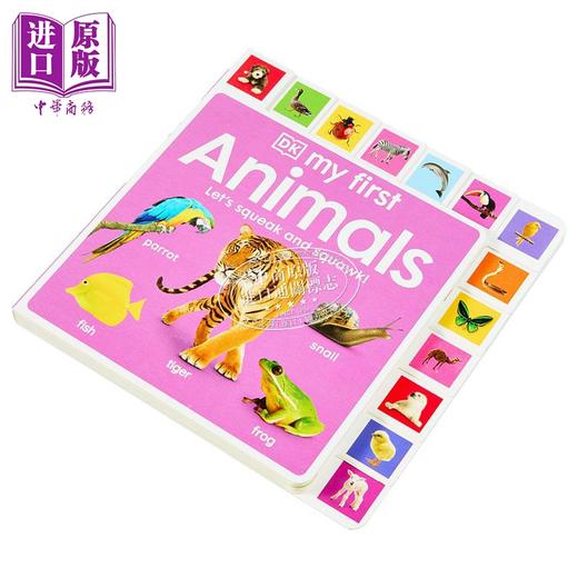 【中商原版】DK启蒙动物 新 My First Animals Let's Squeak and Squawk 英文原版 儿童纸板绘本 低幼纸板书 认知识物图画书 商品图1
