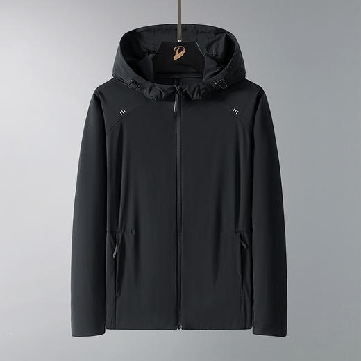 【防晒衣】【DTH】大依优型大码男装防晒衣连帽皮肤衣薄款清凉防晒服透气高弹男夏季外套上衣 商品图2