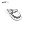 westory春季新款厚底系带圆头运动鞋板鞋W24AM57371 商品缩略图4