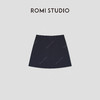 ROMI STUDIO “轻盈之中” 空气棉细腻弹力松紧腰小A字半裙421X6010 商品缩略图0