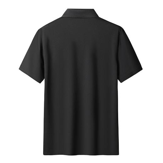 【亚麻+桑蚕丝】【DK】大依优型大码短袖POLO衫加肥加大半袖体恤夏季款肥佬宽松商务休闲百搭上衣男士胖子 商品图2