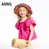 【实体店同款】女童短袖衬衣夏季新款安奈儿童装XG521698 商品缩略图1