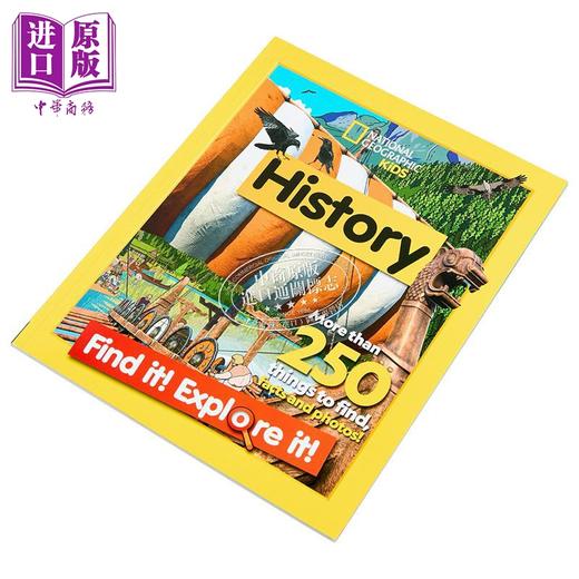 【中商原版】美国国家地理儿童版 历史 Find It! Explore It! History 英文原版 儿童科普 历史知识百科 探索与发现 童书3-8岁 商品图1
