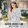 【家居服专场】嫚熙夏季弹力丝麻棉女士睡衣亲子情侣胸垫款家居服套装2025新款 商品缩略图3