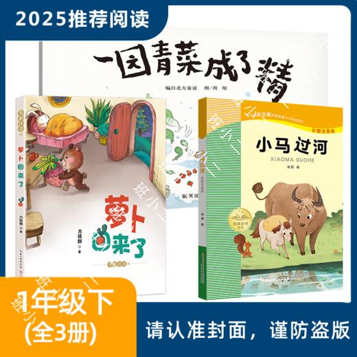 2025年推荐书目 共3册（1年级下） 商品图0