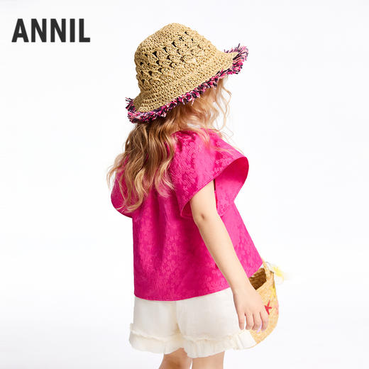 【实体店同款】女童短袖衬衣夏季新款安奈儿童装XG521698 商品图2