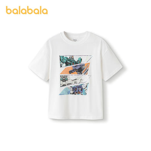 巴拉巴拉儿童短袖t恤2025新款夏季男童上衣速干凉感 商品图4