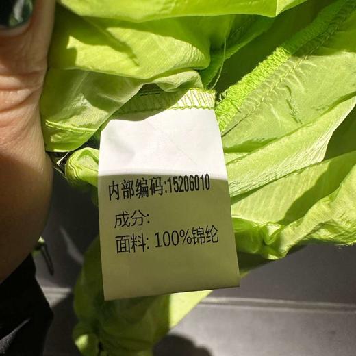 N抽绳拉链长袖外套（绿）夏季152060100321 商品图4