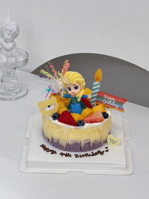 冰雪奇缘巴斯克芝士芋泥蛋糕 商品图0