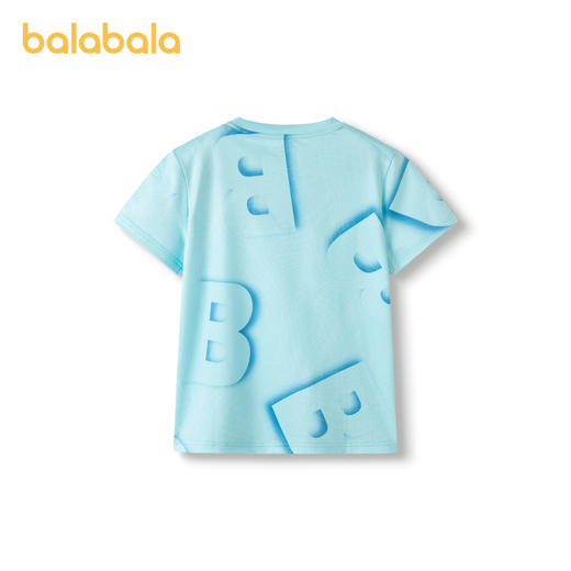 巴拉巴拉童装打底衫儿童短袖t恤男大童印花夏装洋气时尚上衣舒适 商品图2
