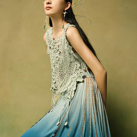 【林栖设计小店】（现货）手工钩花镂空小背心多色花边薄款樱花2025夏季新品披肩女2952430