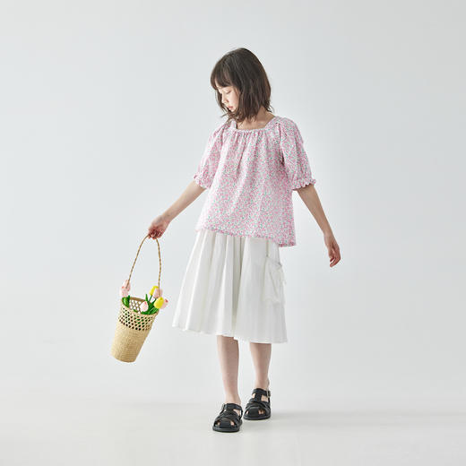 棵初 2025春夏第三波新品宽松碎花小衫876K256057MJ 商品图1