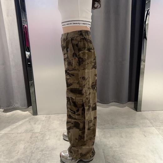 N后松紧阔腿迷彩裤（绿）夏季152030090321 商品图2