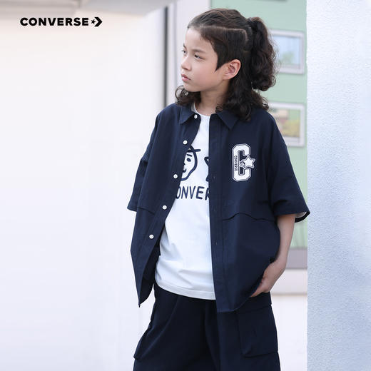【NORITAKE联名】CONVERSE 夏 大童小童 儿童童装衬衫 CNVN-WT-H286 商品图2