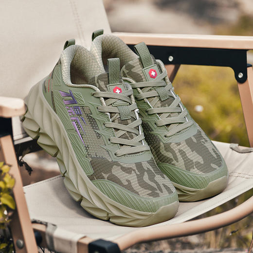 瑞士军工男女鞋户外防滑减震运动鞋徒步耐磨休闲鞋跑步鞋 商品图4
