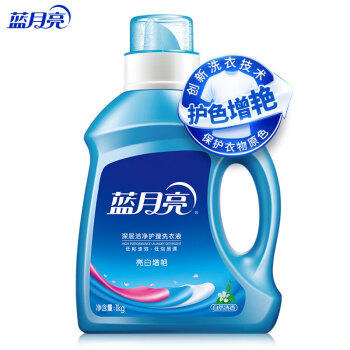 蓝月亮 亮白增艳洗衣液 1kg/瓶 自然清香 持久耐用 护衣护色 去污 /家庭清洁/纸品 /衣物清洁 /普通洗衣液 商品图5