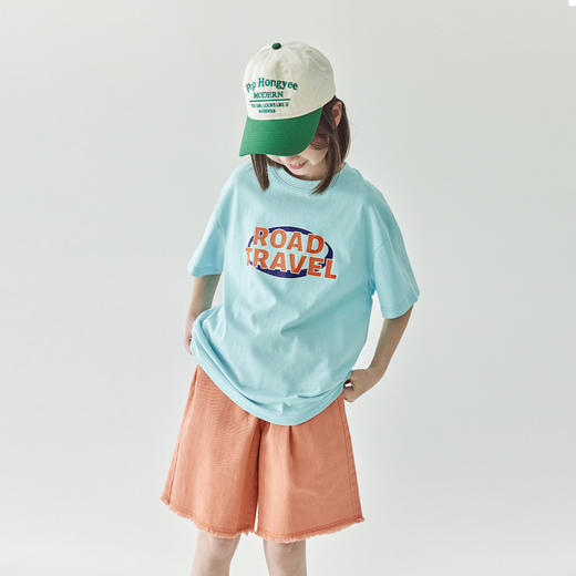 棵初 2025春夏第三波新品两色字母短袖Tee827T24019 商品图3