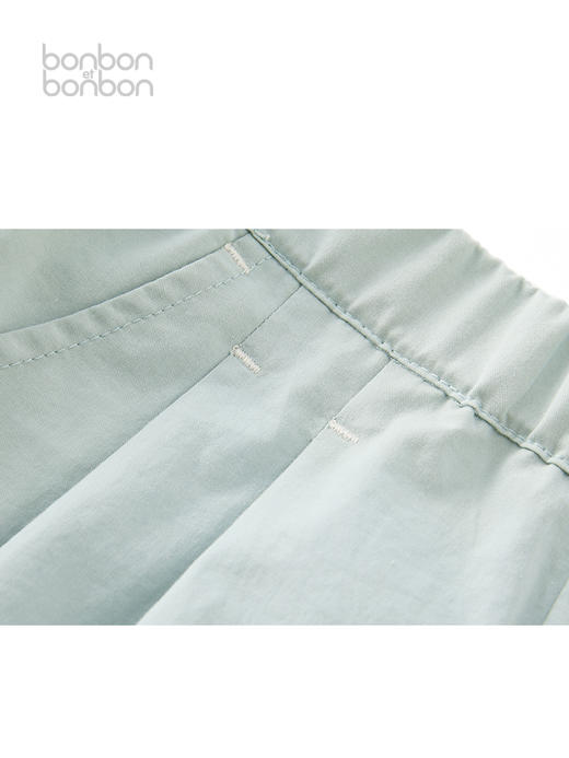 薄荷绿设计感短裤 商品图3