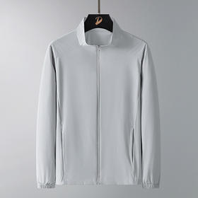 【防晒衣】【DTH】大依优型大码男装立领防晒衣皮肤衣薄款清凉防晒服透气高弹男夏季外套上衣