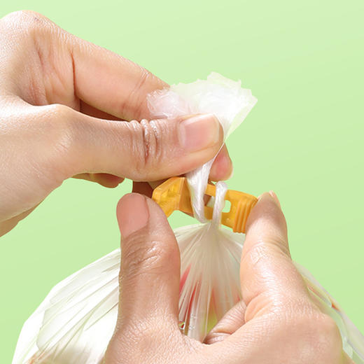 【签到礼品】美丽雅保鲜袋密封夹食品背心塑料袋免打结封口夹 30只装 商品图3
