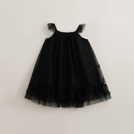 【马克珍妮 芦芙】新款夏装 女童蝴蝶网纱吊带连衣裙230967 商品图2