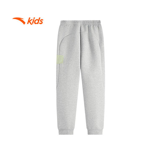 安踏儿童裤子女大童2025年春季优可丝针织运动长裤362516710 商品图1