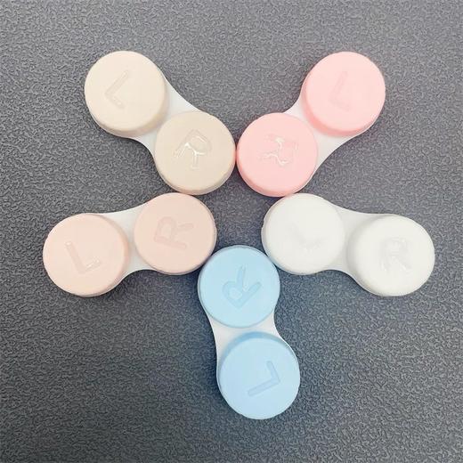 迷你便携隐形眼镜盒美瞳盒拧盖双联盒替换盒镊子小棒BLH112 商品图4