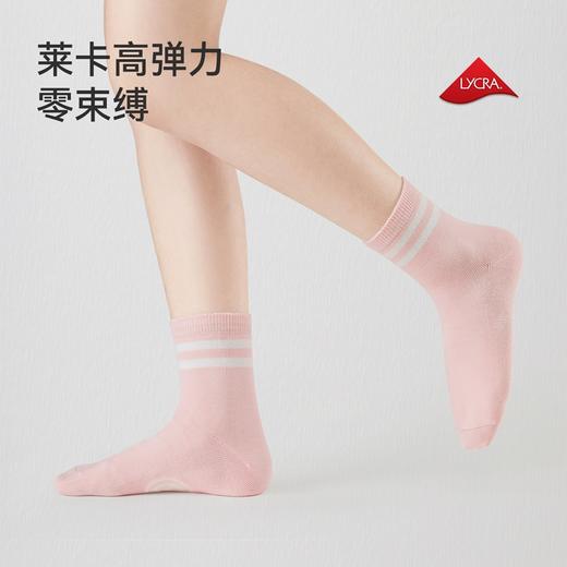 【A类精梳棉】女童中袜五双装安奈儿童装JG527236 商品图2