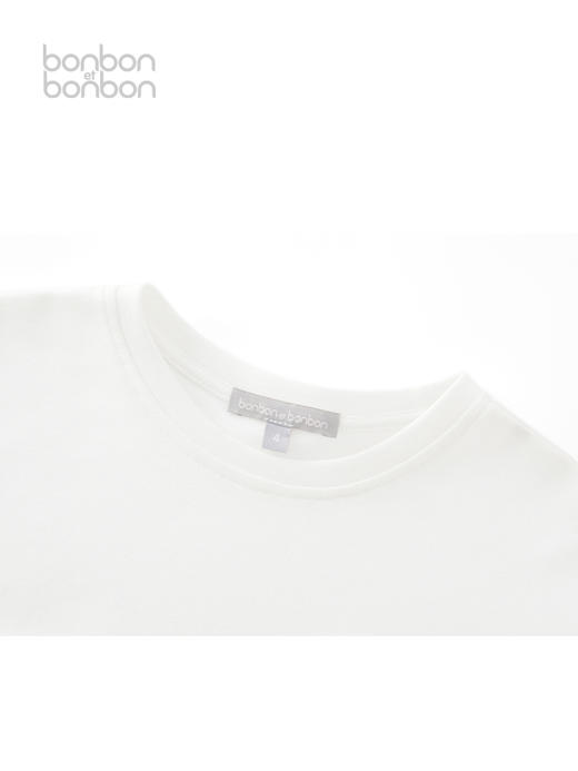 百搭刺绣白T恤 商品图2