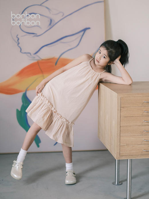 编织花边挂脖鱼尾裙 商品图0