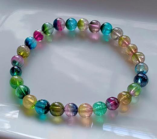 6mm-7mm西瓜碧玺手串 商品图3