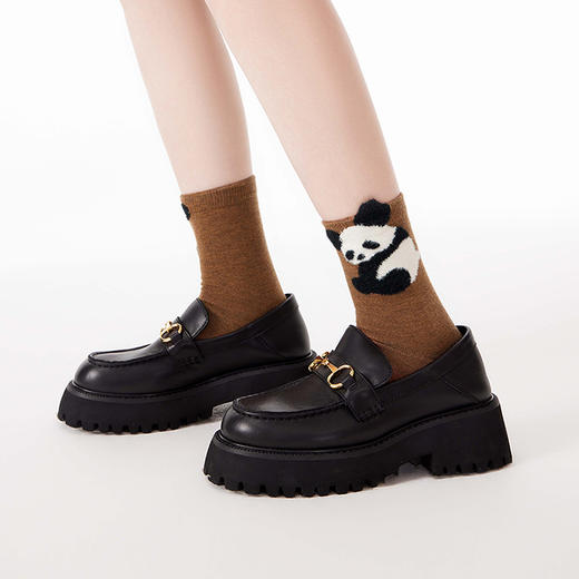 【代发】上森派系 猫咪/熊猫羊毛凸凸中筒袜（下单后不接受退款，请谨慎下单！） 商品图4