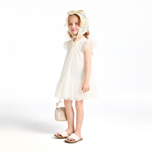 【实体店同款】女童短袖连衣裙夏季新款安奈儿童装XG523657 商品图5