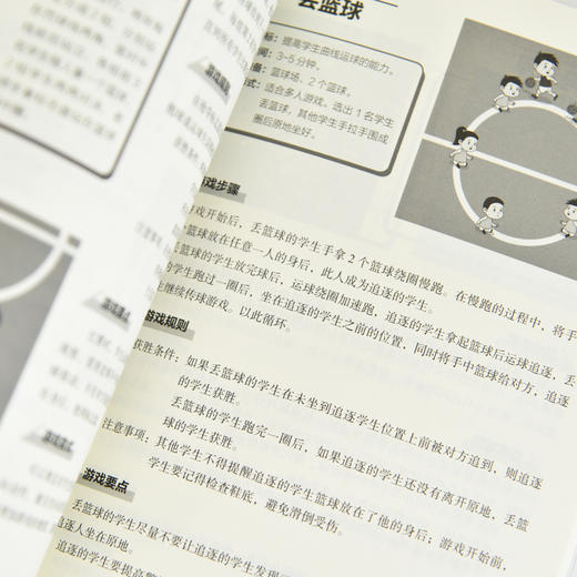 篮球书籍 图解少儿篮球训练游戏 篮球训练书籍 小学篮球教学教案课程 商品图4