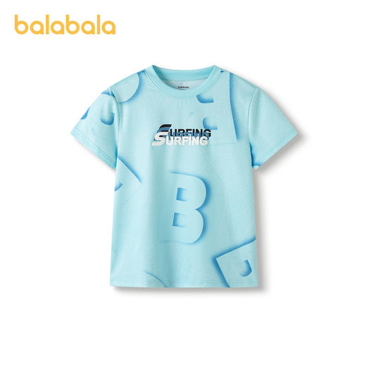 巴拉巴拉童装打底衫儿童短袖t恤男大童印花夏装洋气时尚上衣舒适 商品图0