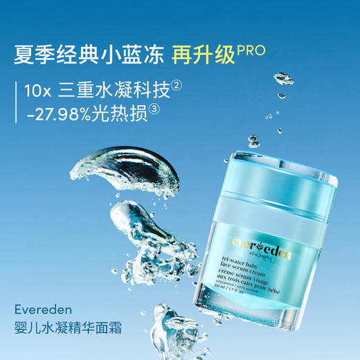 【礼盒】Evereden安唯伊小蓝高倍防晒套组（小蓝冻Pro面霜50ml+SPF50pro60g+防晒喷雾90ml+防晒啫喱50ml） 商品图2