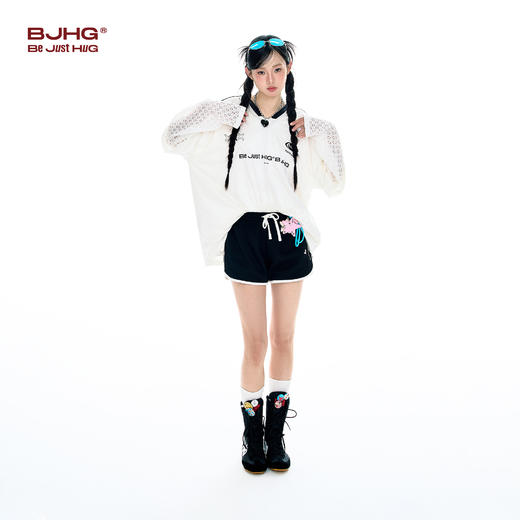 BJHG不计后果美式运动短裤女夏季2025新款爆款休闲跑步健身瑜伽裤 商品图3