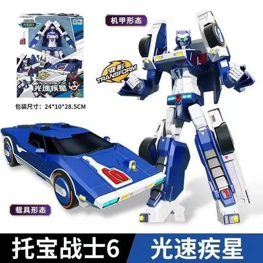 新托宝战士银河侦探第六季赤岩力神变形玩具汽车金刚男孩儿童机器人 商品图1