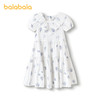 巴拉巴拉女童裙子儿童连衣裙2025新款夏泡泡袖公主裙 商品缩略图4