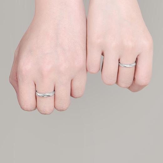 周六福S925银心系对戒ZLFD011611★ 商品图9