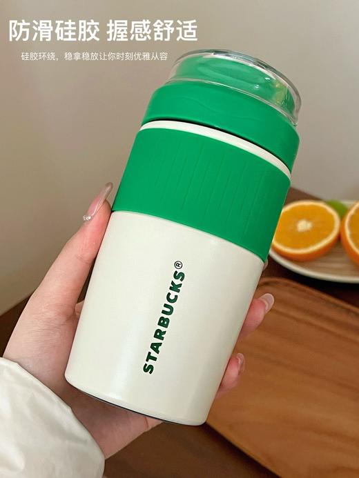 星巴克泰国联名泰雅绿双饮料冰冰咖啡杯 容量500，材质316 商品图4