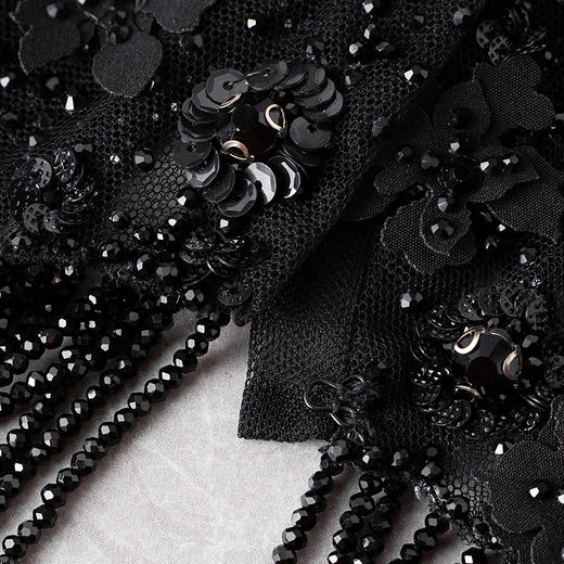 【林栖设计小店】巴黎工坊高定云肩手工定制钉珠传统2025夏季新品外搭女2952429 商品图3