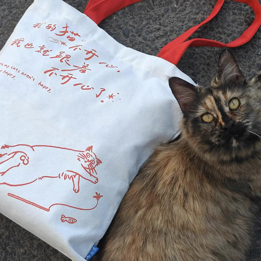 作家与猫系列帆布包 雪莱语录白色帆布袋单肩包 文艺新年礼物 商品图1