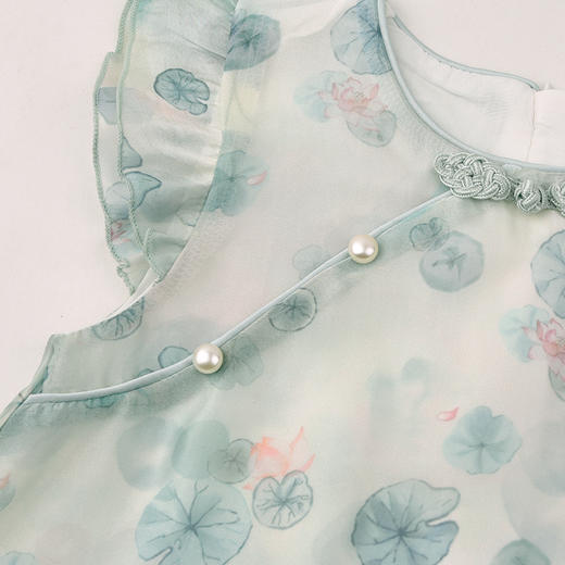 棉果果夏季商场专柜同款女童国风清新国风连衣裙M222701425291 商品图3