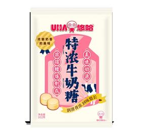 悠哈特浓牛奶糖102g/袋