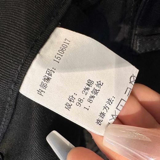 MZ侧边单口袋短款牛仔裤裙（黑）夏季151060170321 商品图4