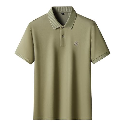 【亚麻+桑蚕丝】【DK】大依优型大码短袖POLO衫加肥加大半袖体恤夏季款肥佬宽松商务休闲百搭上衣男士胖子 商品图7